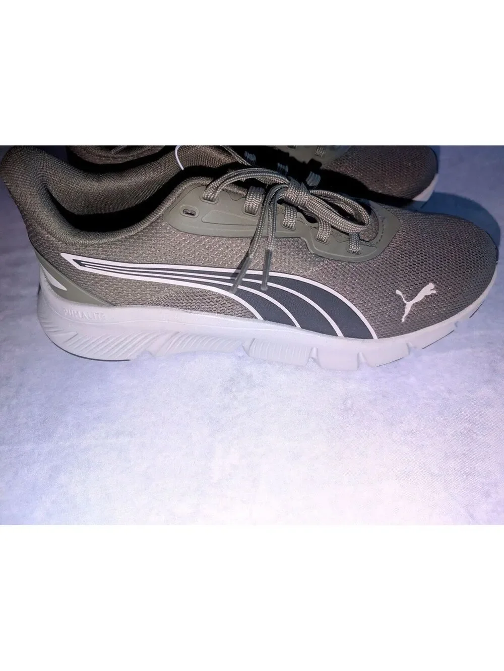 Sold...PUMA FlexFocus Lite Modern shoes in Olive-Desert Dust